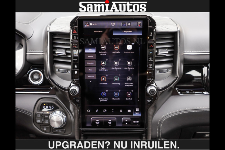 Dodge Ram LIMITED 5.7 V8 HEMI | € 79.950 excl excl | MAXIMAAL UITGERUST | NIEUWE KLEUR Forged Blue Metallic met Ebony Red interior seats | DUBBELE CABINE | 5 PERSOONS | DC | Allernieuwste Limited in nieuwe kleur Forged Blue  – volledig uitgerust met alle opties.