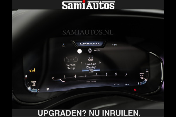 Dodge Ram LIMITED 5.7 V8 HEMI | € 79.950 excl excl | MAXIMAAL UITGERUST | NIEUWE KLEUR Forged Blue Metallic met Ebony Red interior seats | DUBBELE CABINE | 5 PERSOONS | DC | Allernieuwste Limited in nieuwe kleur Forged Blue  – volledig uitgerust met alle opties.
