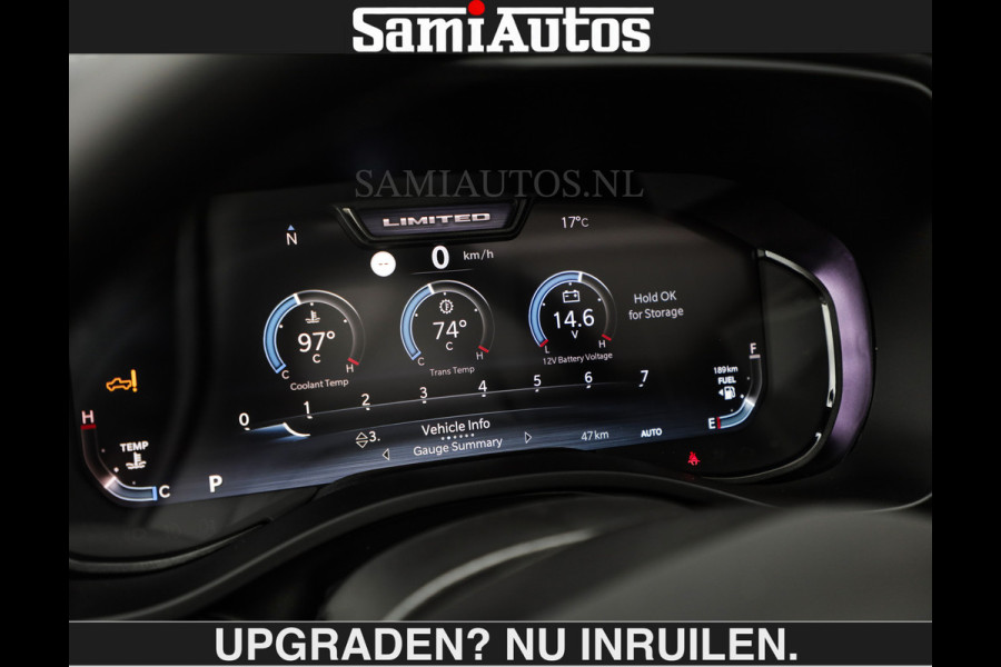 Dodge Ram LIMITED 5.7 V8 HEMI | € 79.950 excl excl | MAXIMAAL UITGERUST | NIEUWE KLEUR Forged Blue Metallic met Ebony Red interior seats | DUBBELE CABINE | 5 PERSOONS | DC | Allernieuwste Limited in nieuwe kleur Forged Blue  – volledig uitgerust met alle opties.