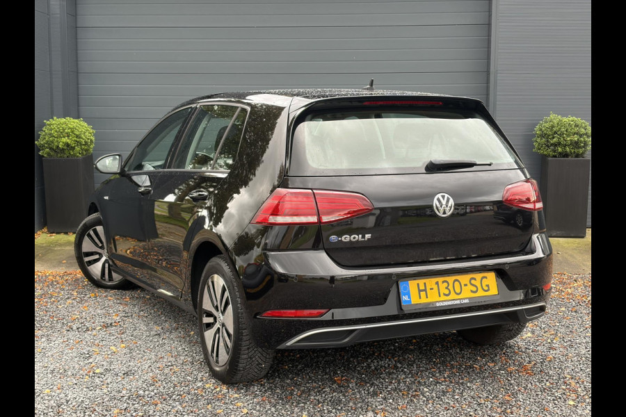 Volkswagen e-Golf E-DITION ✓SOH 90.63%✓2e Eigenaar✓Carplay✓Navi✓Clima✓Cruise✓Pdc V+A✓Lm velgen✓136pk✓Recent beurt gehad✓Weinig Km✓Zeer Zuinig✓N.A.P✓Apk tot 05-2028