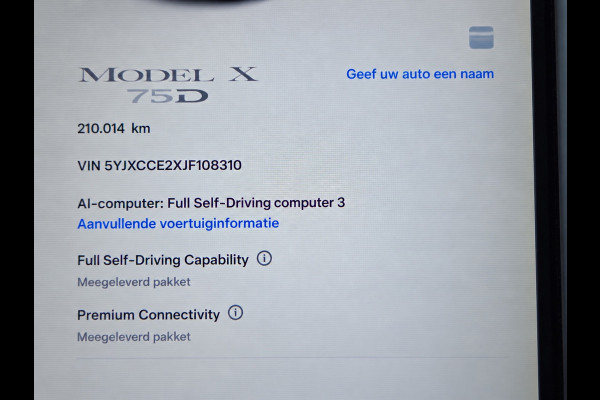 Tesla Model X 75D Base 6p.