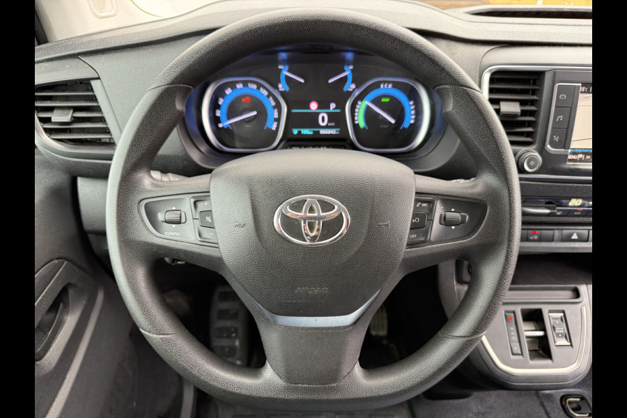 Toyota ProAce Electric 75kWh 136PK L3 XL Elektrisch 93.3% (SOH) 330km WLTP Snelladen Cruise Control Climate Control Carplay Navigatie 360° Cam