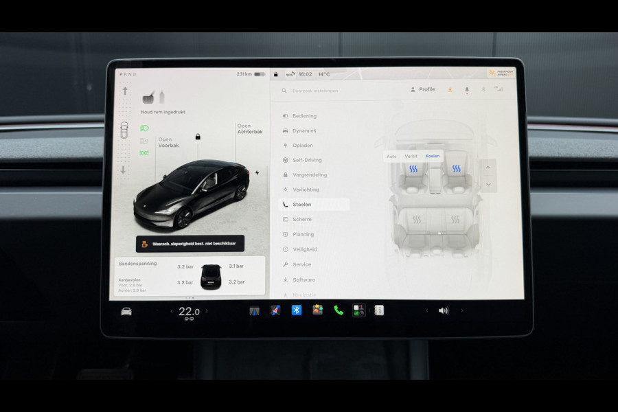 Tesla Model 3 RWD 60 kWh Pano Leer Stoelverw + Ventilatie Adap.Cruise Self-Drive Mogelijkheid Orig.NL!