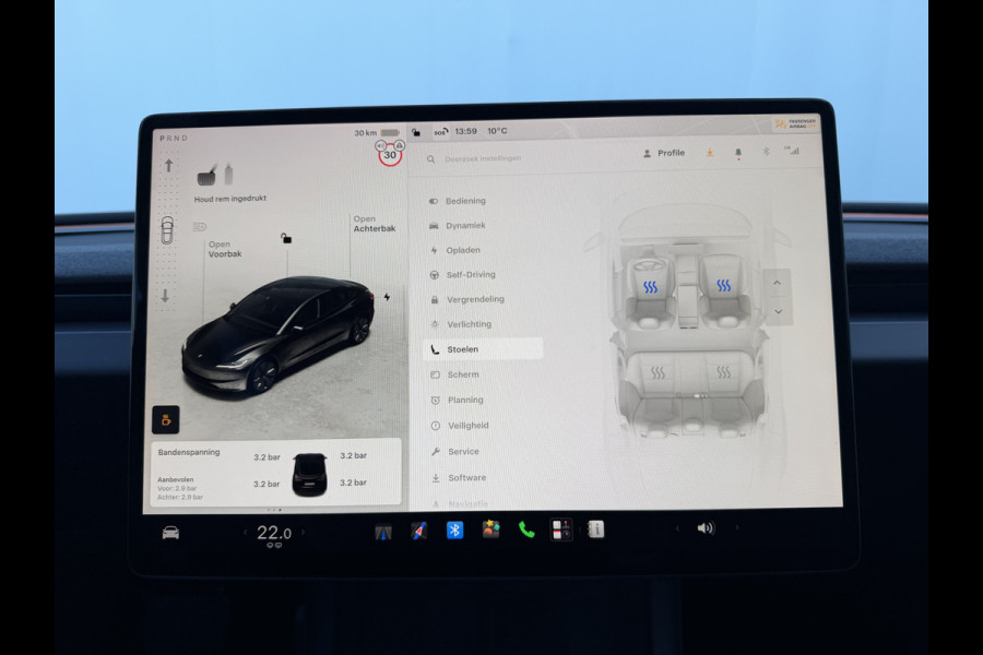 Tesla Model 3 RWD 60 kWh Pano Leer Stoelverw + Ventilatie Adap.Cruise Self-Drive Mogelijkheid Orig.NL!
