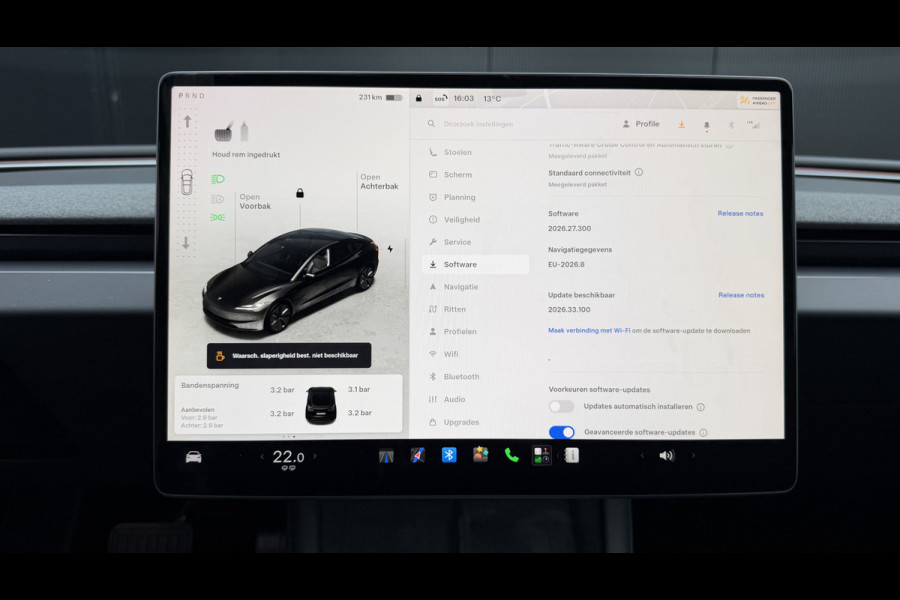Tesla Model 3 RWD 60 kWh Pano Leer Stoelverw + Ventilatie Adap.Cruise Self-Drive Mogelijkheid Orig.NL!