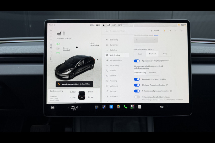 Tesla Model 3 RWD 60 kWh Pano Leer Stoelverw + Ventilatie Adap.Cruise Self-Drive Mogelijkheid Orig.NL!