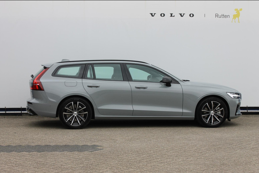 Volvo V60 T6 350PK Automaat Plug-in hybrid AWD Plus Dark Long Range / Google infotainment / 360 graden camera / Stoelverwarming / Stuurwielverwarming / Semi elektrisch weklapbare trekhaak