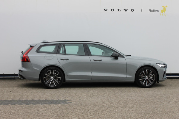 Volvo V60 T6 350PK Automaat Plug-in hybrid AWD Plus Dark Long Range / Google infotainment / 360 graden camera / Stoelverwarming / Stuurwielverwarming / Semi elektrisch weklapbare trekhaak