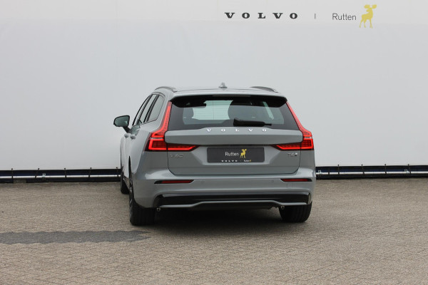 Volvo V60 T6 350PK Automaat Plug-in hybrid AWD Plus Dark Long Range / Google infotainment / 360 graden camera / Stoelverwarming / Stuurwielverwarming / Semi elektrisch weklapbare trekhaak