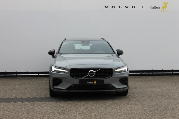 Volvo V60 T6 350PK Automaat Plug-in hybrid AWD Plus Dark Long Range / Google infotainment / 360 graden camera / Stoelverwarming / Stuurwielverwarming / Semi elektrisch weklapbare trekhaak