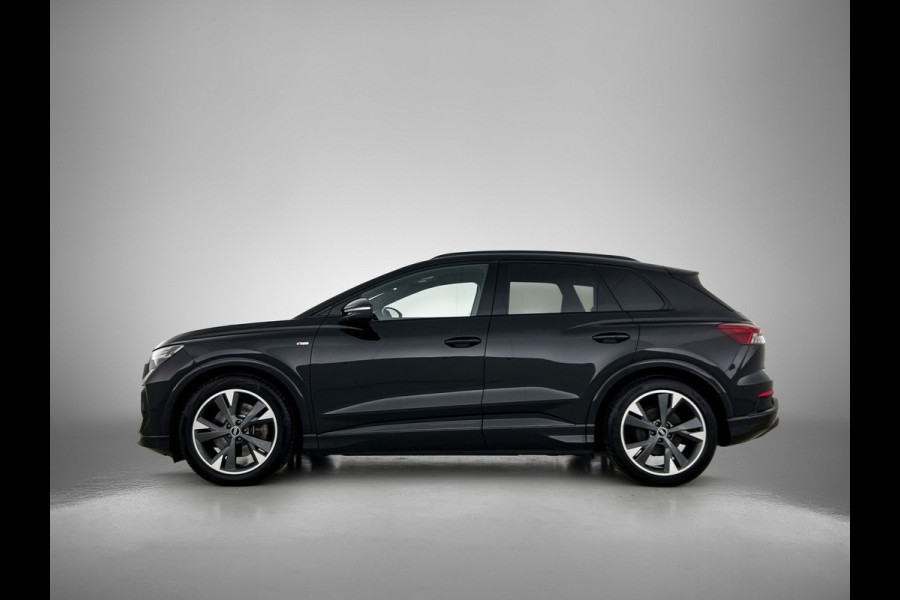 Audi Q4 50 e-tron SOH 90% Quattro Launch edition S-Line Competition 220KW / 77 kWh / Warmtepomp / Panoramadak / Leder-sport / Sonos Sound / Pdc+Camera / Apk 02-2028