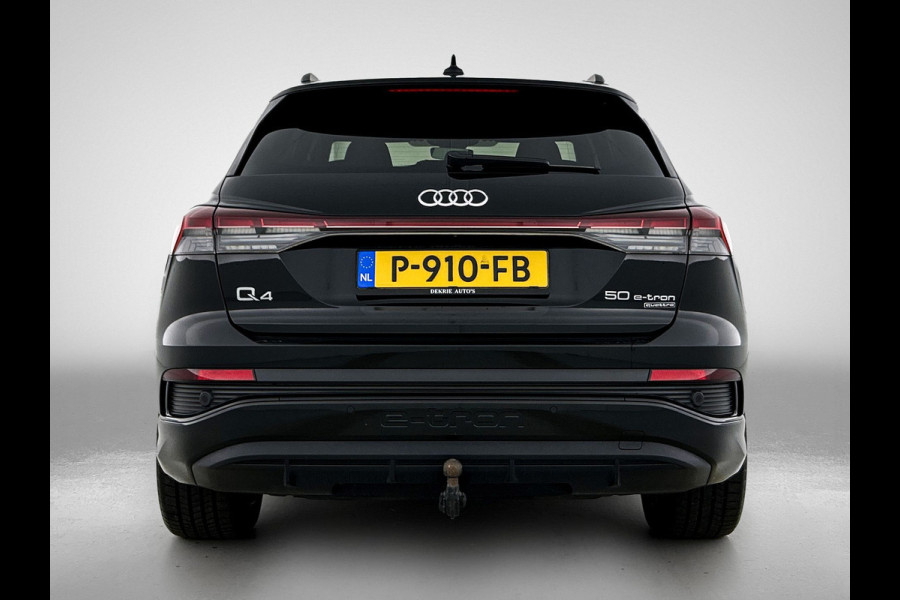 Audi Q4 50 e-tron SOH 90% Quattro Launch edition S-Line Competition 220KW / 77 kWh / Warmtepomp / Panoramadak / Leder-sport / Sonos Sound / Pdc+Camera / Apk 02-2028