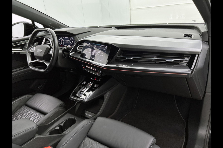 Audi Q4 50 e-tron SOH 90% Quattro Launch edition S-Line Competition 220KW / 77 kWh / Warmtepomp / Panoramadak / Leder-sport / Sonos Sound / Pdc+Camera / Apk 02-2028