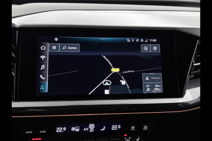 Audi Q4 50 e-tron SOH 90% Quattro Launch edition S-Line Competition 220KW / 77 kWh / Warmtepomp / Panoramadak / Leder-sport / Sonos Sound / Pdc+Camera / Apk 02-2028
