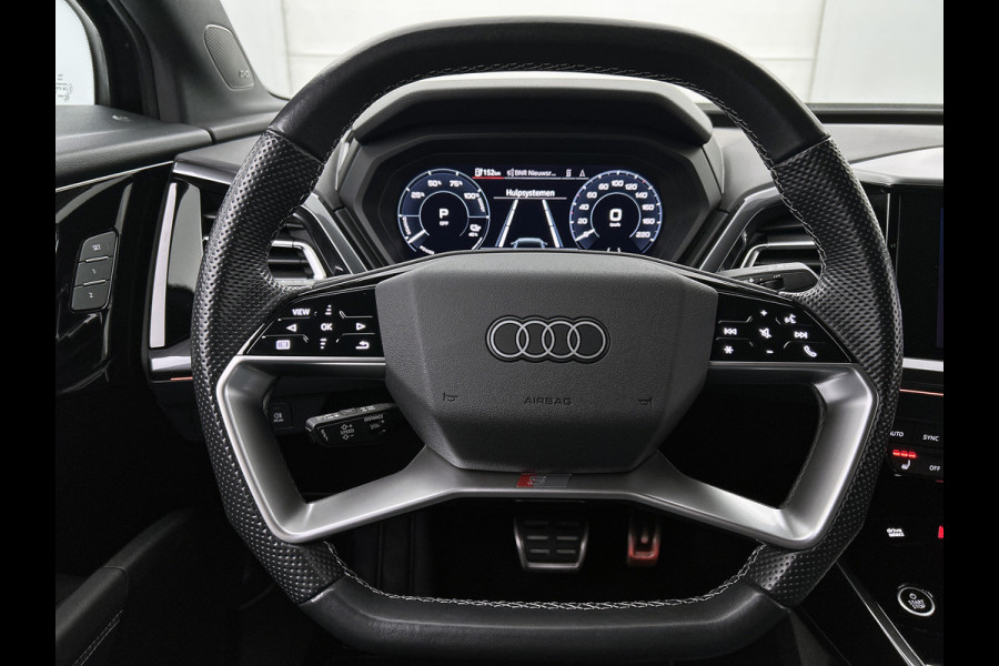 Audi Q4 50 e-tron SOH 90% Quattro Launch edition S-Line Competition 220KW / 77 kWh / Warmtepomp / Panoramadak / Leder-sport / Sonos Sound / Pdc+Camera / Apk 02-2028