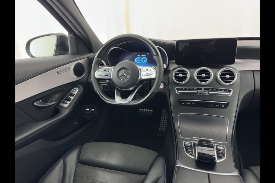 Mercedes-Benz C-Klasse Estate 300 e Business Solution AMG-Limited (Plug-in) {SoH-97%} (INCL-BTW) Aut. *LEATHER-ALCANTARA | MULTIBEAM-LED | NAVI-FULLMAP | TOPVIEW | DAB | CARPLAY | DIGI-COCKPIT | HEATED-SPORTSEATS | KEYLESS | PRIVACY-GLASS | SHIFTPADDLES | TOWBAR | 18"