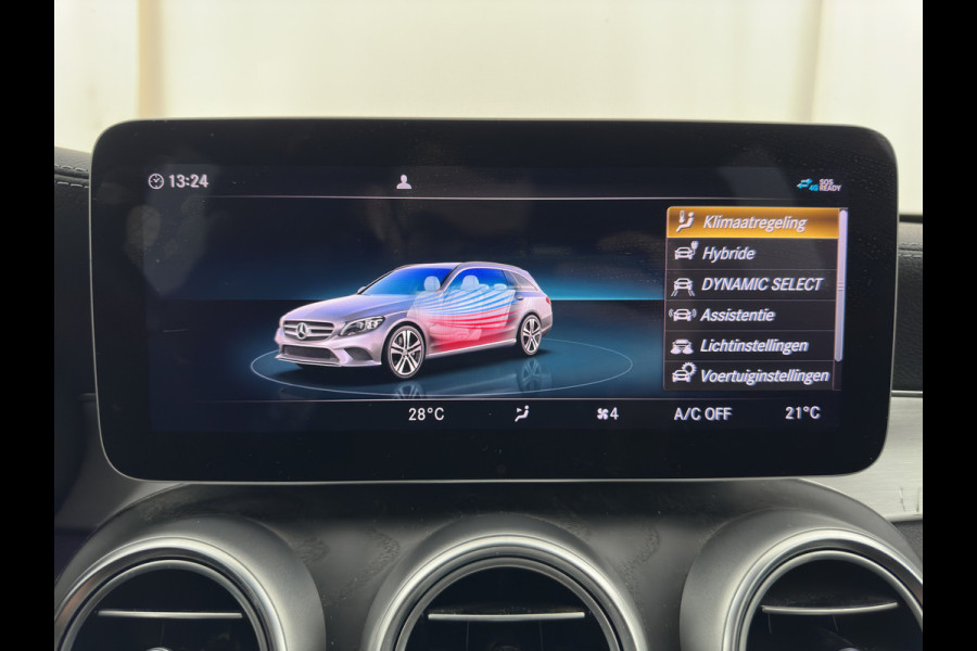 Mercedes-Benz C-Klasse Estate 300 e Business Solution AMG-Limited (Plug-in) {SoH-97%} (INCL-BTW) Aut. *LEATHER-ALCANTARA | MULTIBEAM-LED | NAVI-FULLMAP | TOPVIEW | DAB | CARPLAY | DIGI-COCKPIT | HEATED-SPORTSEATS | KEYLESS | PRIVACY-GLASS | SHIFTPADDLES | TOWBAR | 18"