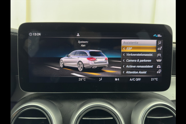 Mercedes-Benz C-Klasse Estate 300 e Business Solution AMG-Limited (Plug-in) {SoH-97%} (INCL-BTW) Aut. *LEATHER-ALCANTARA | MULTIBEAM-LED | NAVI-FULLMAP | TOPVIEW | DAB | CARPLAY | DIGI-COCKPIT | HEATED-SPORTSEATS | KEYLESS | PRIVACY-GLASS | SHIFTPADDLES | TOWBAR | 18"