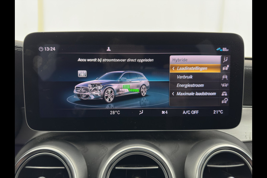 Mercedes-Benz C-Klasse Estate 300 e Business Solution AMG-Limited (Plug-in) {SoH-97%} (INCL-BTW) Aut. *LEATHER-ALCANTARA | MULTIBEAM-LED | NAVI-FULLMAP | TOPVIEW | DAB | CARPLAY | DIGI-COCKPIT | HEATED-SPORTSEATS | KEYLESS | PRIVACY-GLASS | SHIFTPADDLES | TOWBAR | 18"