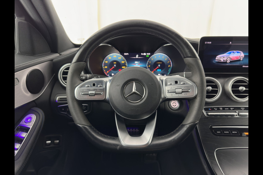 Mercedes-Benz C-Klasse Estate 300 e Business Solution AMG-Limited (Plug-in) {SoH-97%} (INCL-BTW) Aut. *LEATHER-ALCANTARA | MULTIBEAM-LED | NAVI-FULLMAP | TOPVIEW | DAB | CARPLAY | DIGI-COCKPIT | HEATED-SPORTSEATS | KEYLESS | PRIVACY-GLASS | SHIFTPADDLES | TOWBAR | 18"
