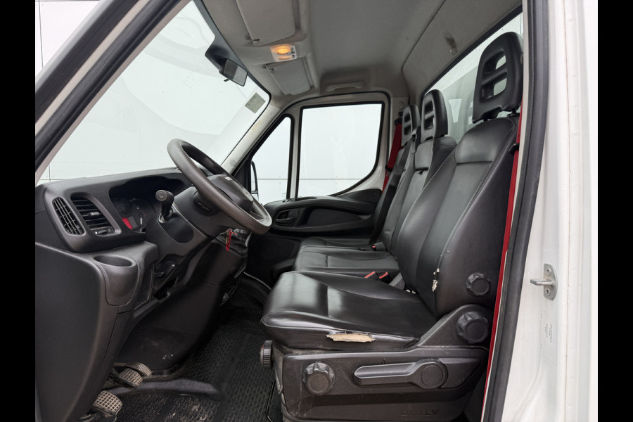 Iveco Daily 35C16 3.0 Kipper Dubbellucht L4 Airco Cruise Control 3.5T Trekhaak Lederen bekleding Benne Tipper
