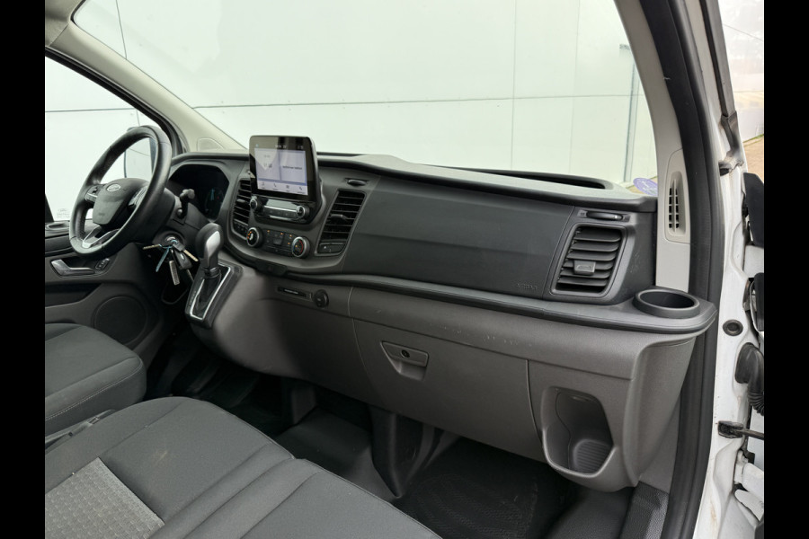 Ford Transit Custom 340 1.0 PHEV 120PK *ELEKTRO MOTOR KAPOT* L1H1 Automaat Hybride Inbouwkast Dakrailing Dodehoekdetectie Cruise control Airco Stoel
