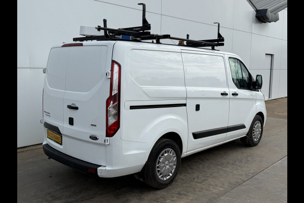 Ford Transit Custom 340 1.0 PHEV 120PK *ELEKTRO MOTOR KAPOT* L1H1 Automaat Hybride Inbouwkast Dakrailing Dodehoekdetectie Cruise control Airco Stoel
