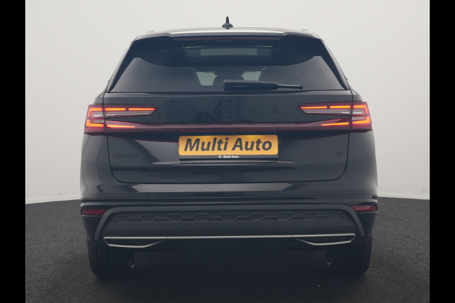 Škoda Kodiaq 1.5 TSI Sportline Business PHEV 204pk Dealer O.H | Panodak | Trekhaak Af Fabriek | Adaptive Cruise | Head Up | 360 Camera | Canton | Alcantara Sportstoelen Memory & Verwarmd | Stuur Verwarmd | Keyless | Sfeerverlichting | Apple Carplay | DAB | Navigatie | Virtual | 19"L.M | Plug In Hybrid |