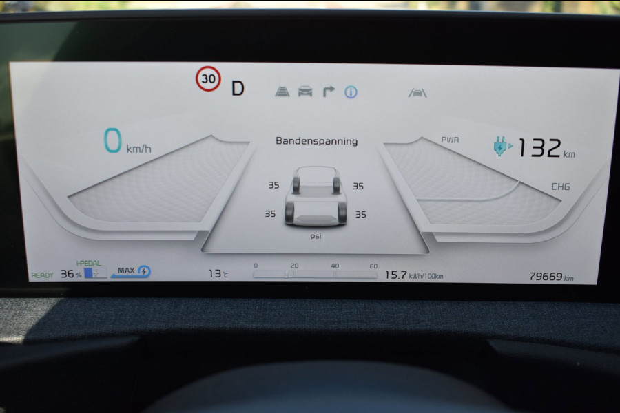 Kia Ev6 Air 58 kWh SOH 100% | NAP | STOELVERWARMING | STUURVERWARMING | ADAPTIEVE CRUISE CONTROLE