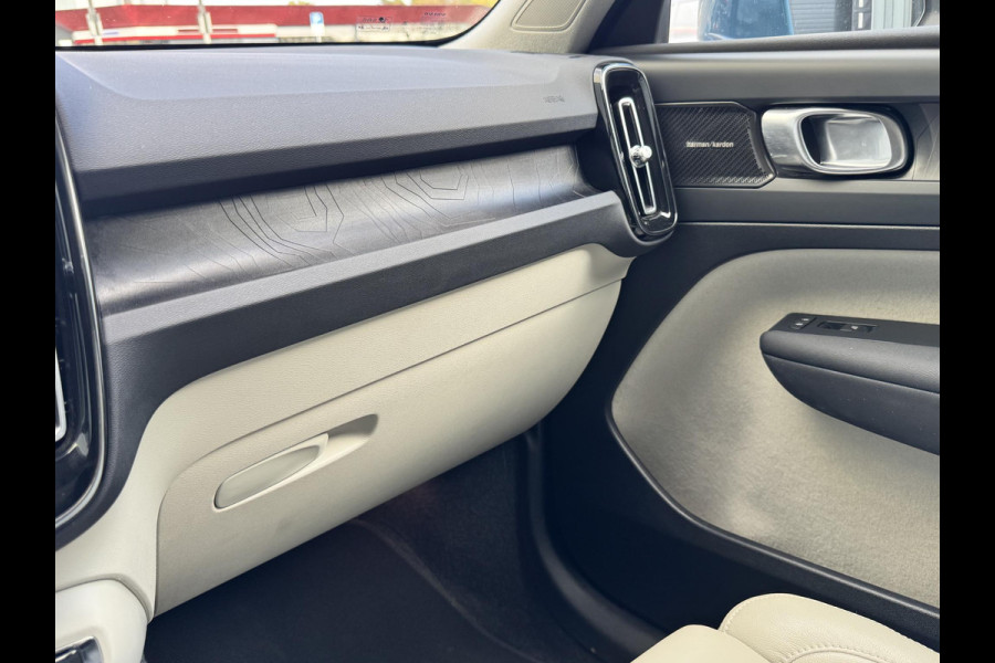 Volvo XC40 1.5 T4 Plug-in hybrid Ultimate Bright | SOH: nnb | Pano | H&K | Full LED | Addaptive CC| 360 Cam | Beige Leder | Elektr. Achterklep | 19 Inch LM |