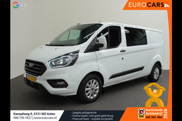 Ford Transit Custom L2H1 Trend Automaat Dubbele cabine Navigatie Trekhaak Cruise Control Parkeersensoren Airco Bluetooth Apple carplay Android auto Euro 6