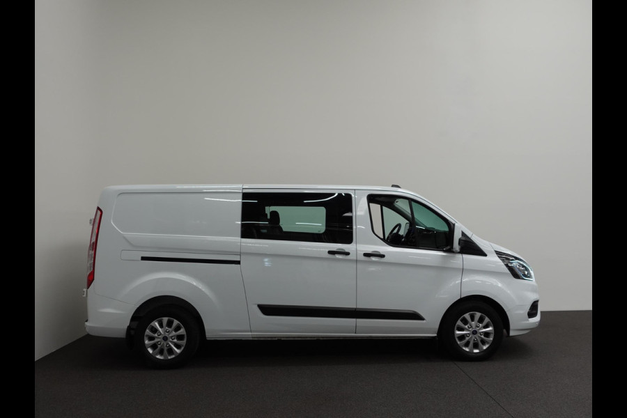 Ford Transit Custom L2H1 Trend Automaat Dubbele cabine Navigatie Trekhaak Cruise Control Parkeersensoren Airco Bluetooth Apple carplay Android auto Euro 6