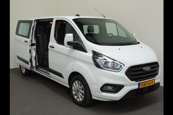 Ford Transit Custom L2H1 Trend Automaat Dubbele cabine Navigatie Trekhaak Cruise Control Parkeersensoren Airco Bluetooth Apple carplay Android auto Euro 6