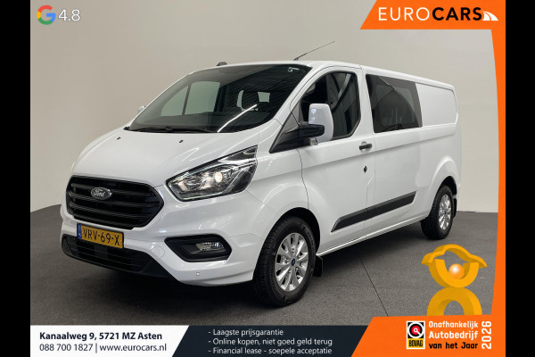 Ford Transit Custom 300 2.0 TDCI L2H1 Trend Dubbele Cabine Automaat Navigatie Airco Navigatie Bluetooth Trekhaak Parkeercamera Parkeersensoren voor en achter