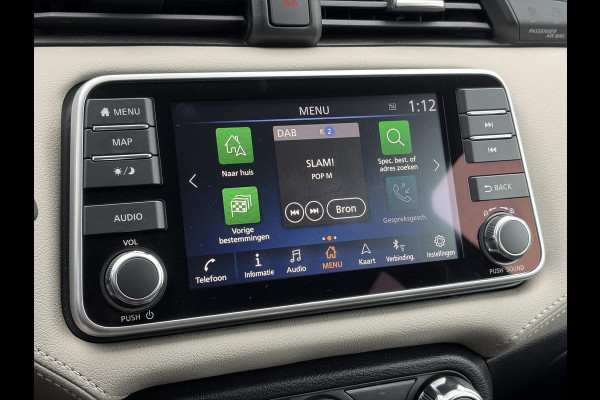 Nissan Micra 1.0 IG-T N-Design ✓Carplay✓Trekhaak✓Navi✓Airco✓Cruise✓Rijstrooksensor✓Pdc✓Lm velgen✓4 Elekt Ramen✓Zeer Zuinig✓Weinig km✓N.A.P✓Apk tot 04-2027