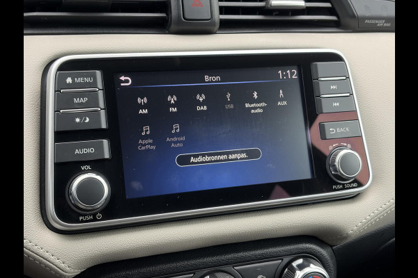 Nissan Micra 1.0 IG-T N-Design ✓Carplay✓Trekhaak✓Navi✓Airco✓Cruise✓Rijstrooksensor✓Pdc✓Lm velgen✓4 Elekt Ramen✓Zeer Zuinig✓Weinig km✓N.A.P✓Apk tot 04-2027