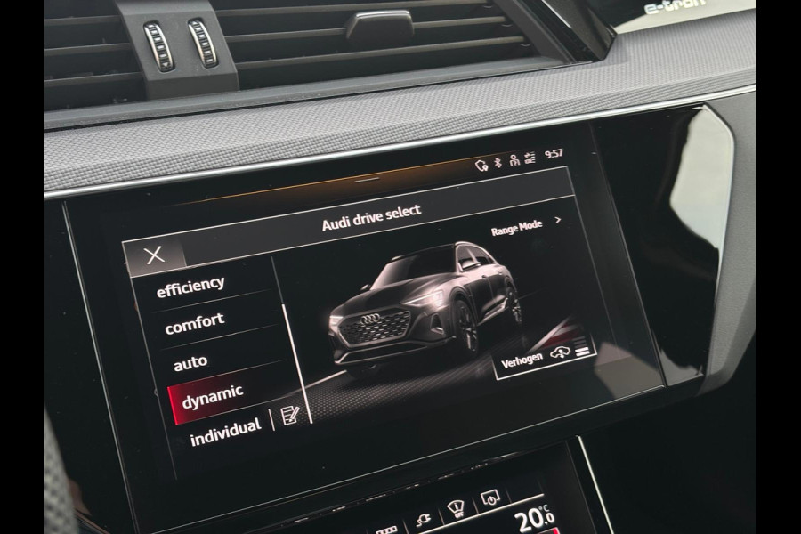 Audi SQ8 e-tron S quattro 115 kWh(1e Eig, Dealer OnderH, B&O, Luchtvering, Camera, Carplay, StoelV, Automatisch Inparkeren,Etc)