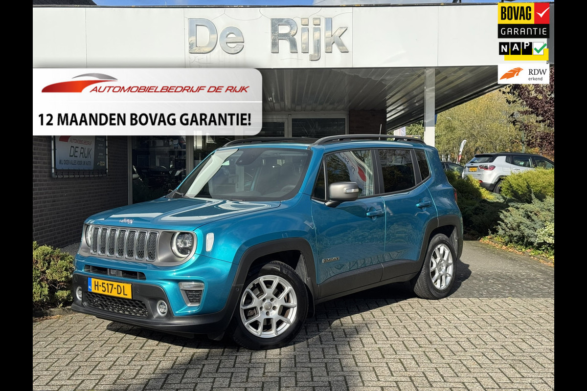 Jeep Renegade 1.3T Freedom 150 PK! | 1e Eigenaar | Pano, Navi, Stoel+Stuurverw., Camera, ACC, Climate, Trekhaak | Goed onderhouden