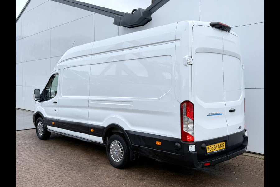 Ford E-Transit 68kWh 184PK L4H3 317km WLTP 94.9% (SOH) BEV Snelladen Carplay Climate control Camera Parkeersensoren v+a Stoelverwarming