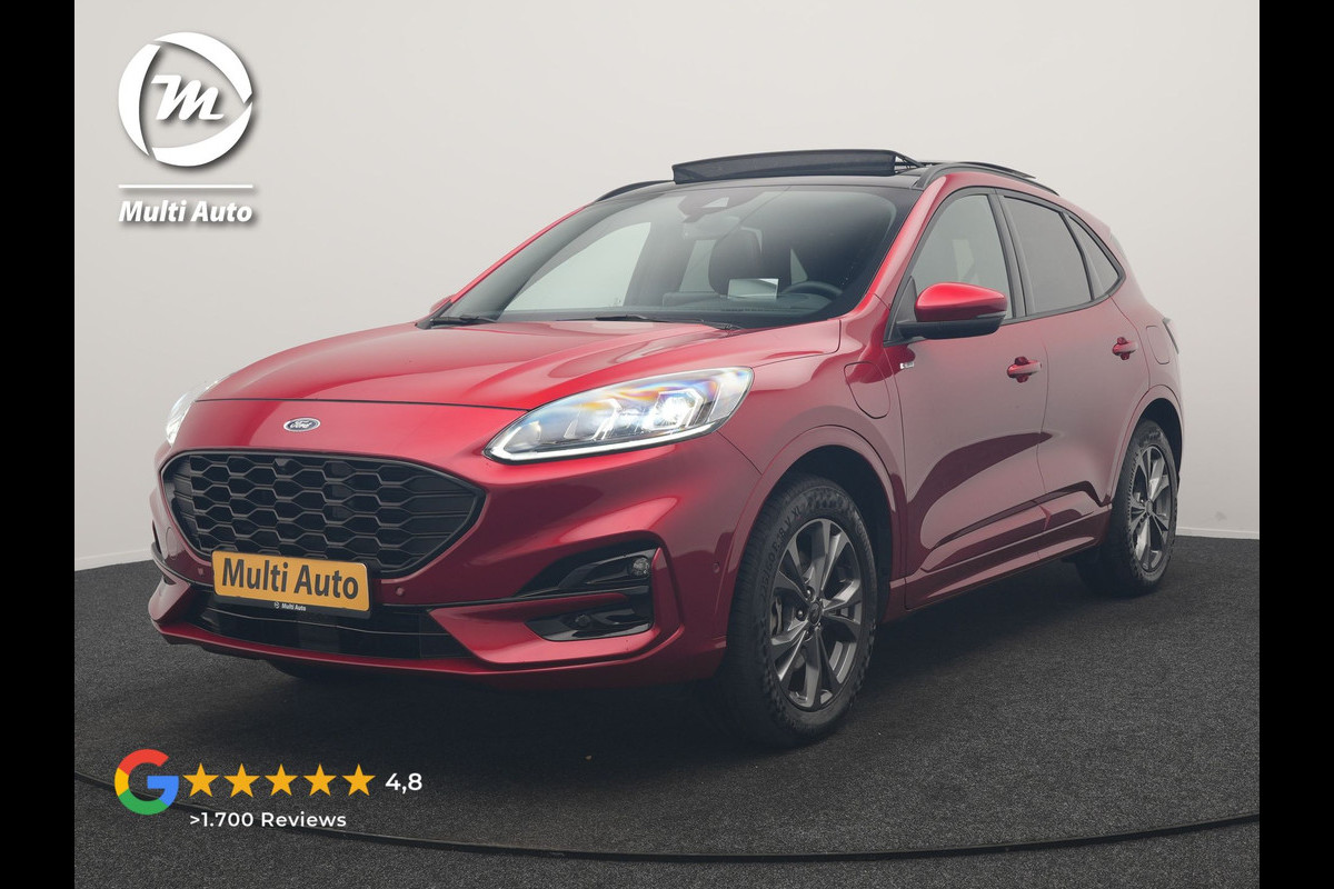 Ford Kuga 2.5 ST-Line X PHEV 225pk Dealer O.H | Panodak | Trekhaak Af Fabriek | Adaptive Cruise | 360 Camera | Bang & Olufsen | Head Up | Alcantara Sportstoelen & Stuur Verwarmd Keyless | Blis | Pilot Assist | Apple Carplay | Navigatie |