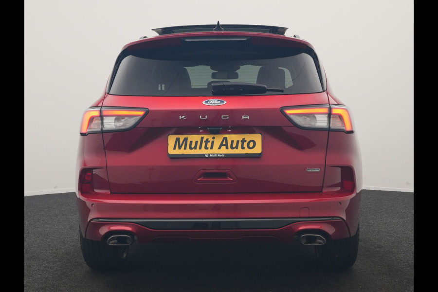 Ford Kuga 2.5 ST-Line X PHEV 225pk Dealer O.H | Panodak | Trekhaak Af Fabriek | Adaptive Cruise | 360 Camera | Bang & Olufsen | Head Up | Alcantara Sportstoelen & Stuur Verwarmd Keyless | Blis | Pilot Assist | Apple Carplay | Navigatie |
