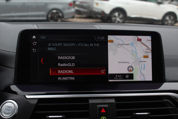 BMW X4 M40i High Exe. M Sport 73.952 km NL Auto. / Trekhaak / Panoramadak / Camera / Head-up / Luxe Leder / 21'' / Harman Kardon / Navigatie / Stuur+Stoelverwarming / DAB / Dodehoek / Cruise Control