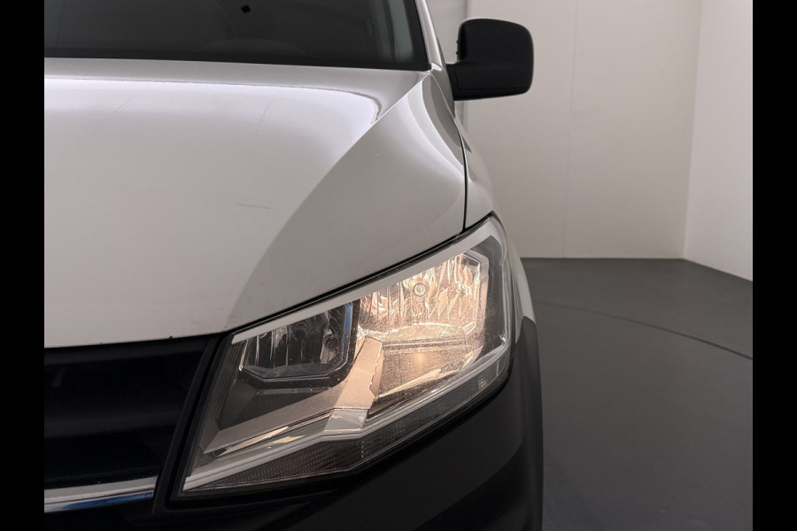 Volkswagen Caddy 2.0TDI Trekhaak Navi Euro 6 Airco Apple Carplay/Android Auto Cruise Control Bluetooth L1H1 BMT Trendline Betonplex Vloer Laden Schuifdeur Wandbetimmering 1.400kg Trekgewicht 1e Eigenaar