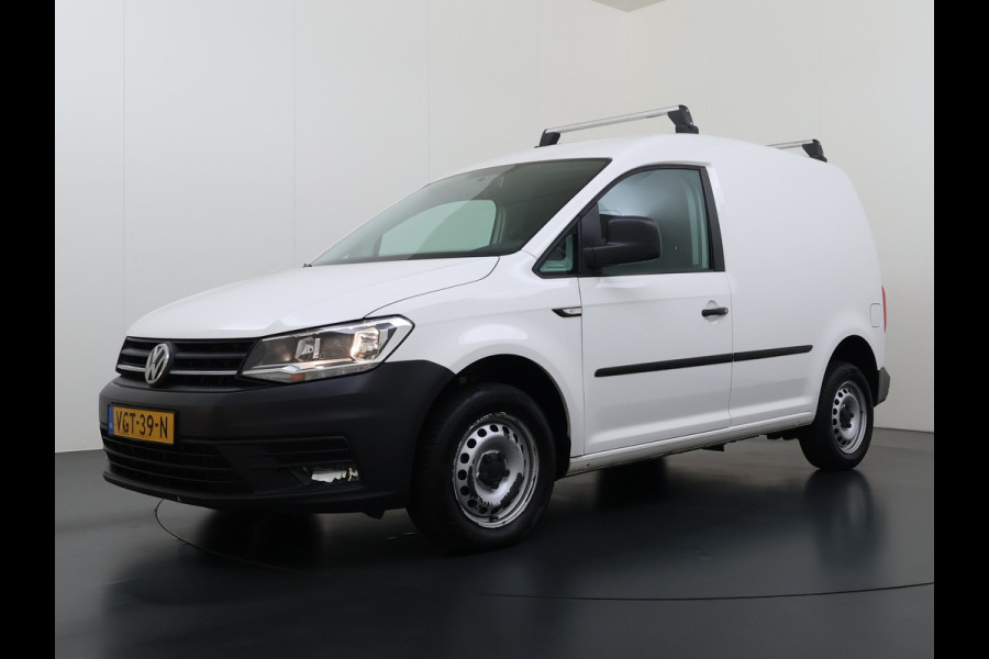 Volkswagen Caddy 2.0TDI Trekhaak Navi Euro 6 Airco Apple Carplay/Android Auto Cruise Control Bluetooth L1H1 BMT Trendline Betonplex Vloer Laden Schuifdeur Wandbetimmering 1.400kg Trekgewicht 1e Eigenaar