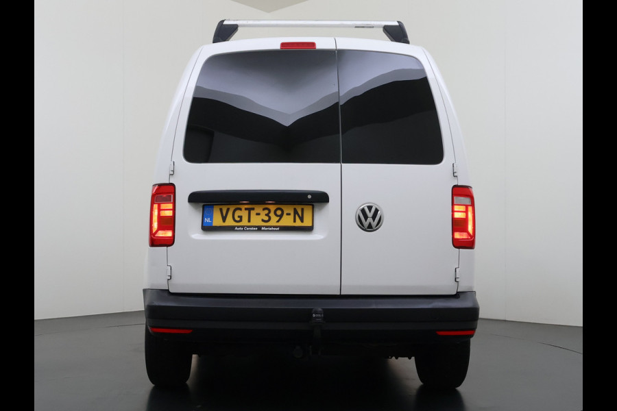 Volkswagen Caddy 2.0TDI Trekhaak Navi Euro 6 Airco Apple Carplay/Android Auto Cruise Control Bluetooth L1H1 BMT Trendline Betonplex Vloer Laden Schuifdeur Wandbetimmering 1.400kg Trekgewicht 1e Eigenaar