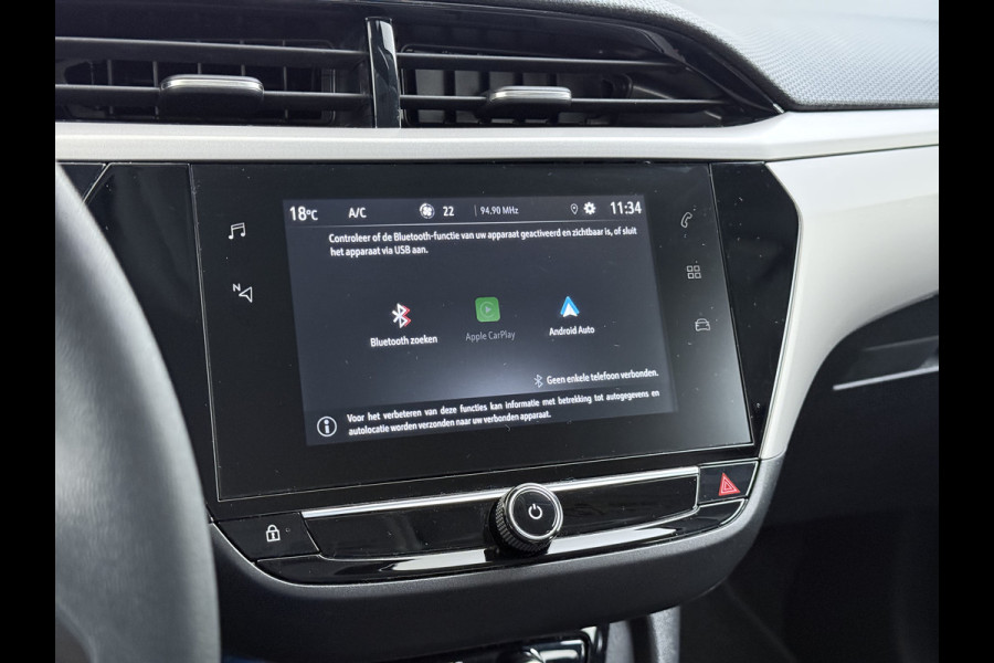 Opel CORSA-E 5Drs 136PK Automaat Warmtepomp Apple Carplay Android Auto Ecc Navi* Edition 50kWh SOH 89% Cruise Control Isofix Lane Assist Keyless Dealeronderhouden Orgineel Nederlandse Auto