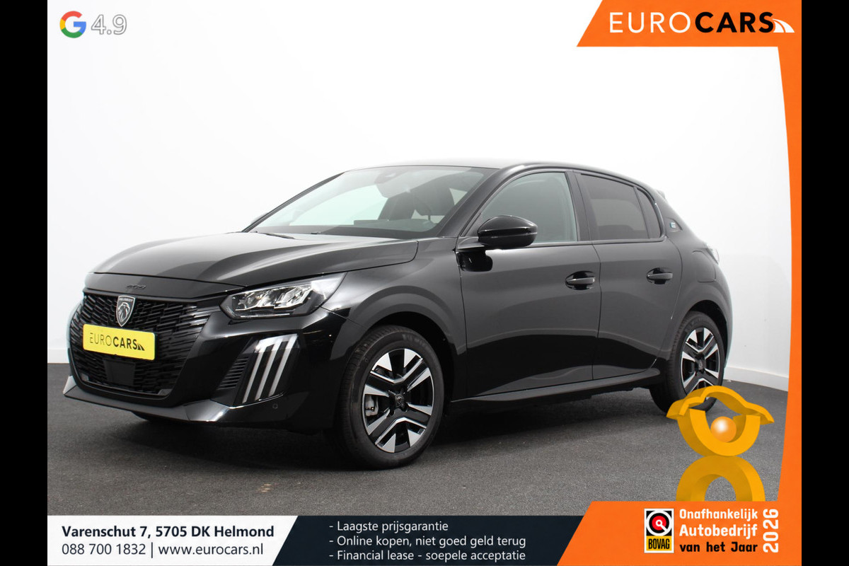 Peugeot e-208 EV Allure Pack 50 kWh Warmtepomp Navigatie Apple Carplay Android Auto Parkeerhulp Cruise Control Full Led Climate Control Lichtmetalen velgen