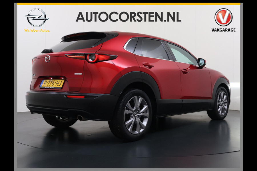 Mazda CX-30 2.0I M.Hybrid Luxury Automaat Leder+Memory Adap.Cruise Bose®-Audio Camera Stuur+Stoelverwarming Navi Bluetooth Apple Carplay/And Dodehoekdetectie Elek.Achterklep Keyless Regen-Lichtsensor Privacy Glas Lmv Isofix 1e Eigenaar Origineel Nederlandse Auto
