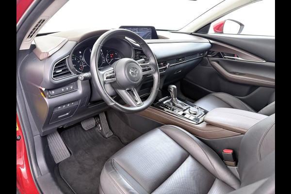 Mazda CX-30 2.0I M.Hybrid Luxury Automaat Leder+Memory Adap.Cruise Bose®-Audio Camera Stuur+Stoelverwarming Navi Bluetooth Apple Carplay/And Dodehoekdetectie Elek.Achterklep Keyless Regen-Lichtsensor Privacy Glas Lmv Isofix 1e Eigenaar Origineel Nederlandse Auto