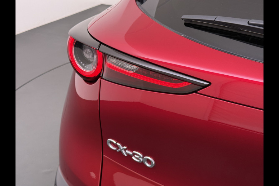 Mazda CX-30 2.0I M.Hybrid Luxury Automaat Leder+Memory Adap.Cruise Bose®-Audio Camera Stuur+Stoelverwarming Navi Bluetooth Apple Carplay/And Dodehoekdetectie Elek.Achterklep Keyless Regen-Lichtsensor Privacy Glas Lmv Isofix 1e Eigenaar Origineel Nederlandse Auto